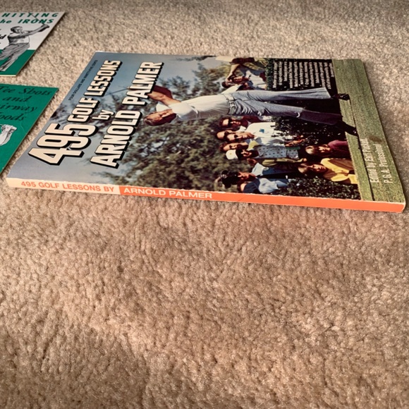 1973 Arnold Palmer 495 Golf Lessons Book PLUS 5 of 6 original 1964 Pamphlets - Picture 4 of 11